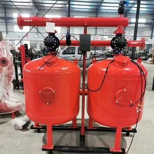 大棚滴灌水一体化全自动砂石过滤器 农用自动反冲洗砂石过滤器