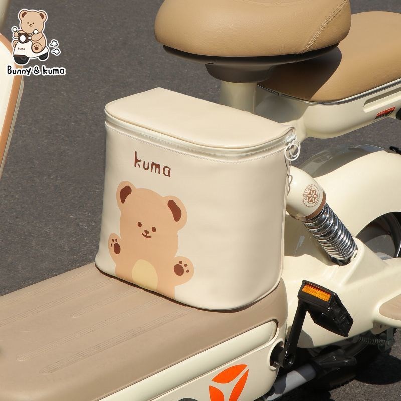 电动车座椅收纳置物袋挂包防水前置坐垫G安全帽充电器收纳袋储物