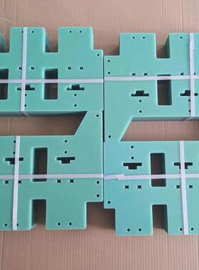 水绿色玻纤板3240环氧树脂板耐高温绝缘电木板零切加工非标零配件