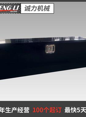 工厂直供黑色铝制合金工具箱方形带锁工具收纳箱车载合金储物箱