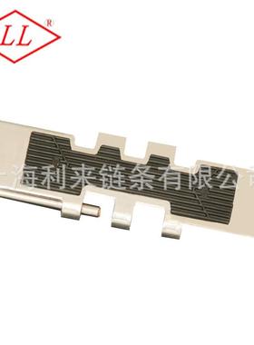 不锈铁链板 附橡胶 802F-K750 平板链 平顶链板带橡胶