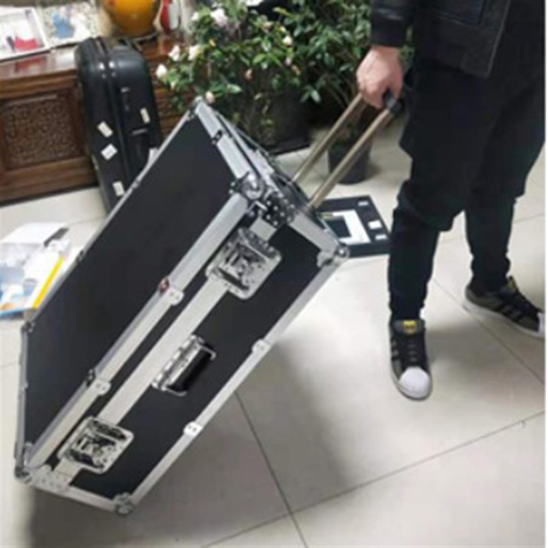 定做航空箱铝合金箱拉杆箱 仪器设备箱大型铝箱运输箱WEVA海绵挖