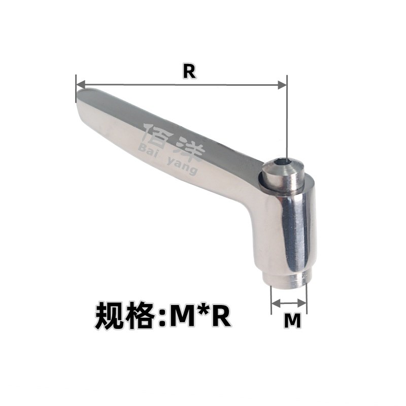 全304不锈钢可调位手柄螺丝L形调节自锁紧定固定把手SCLDM YM4M5M