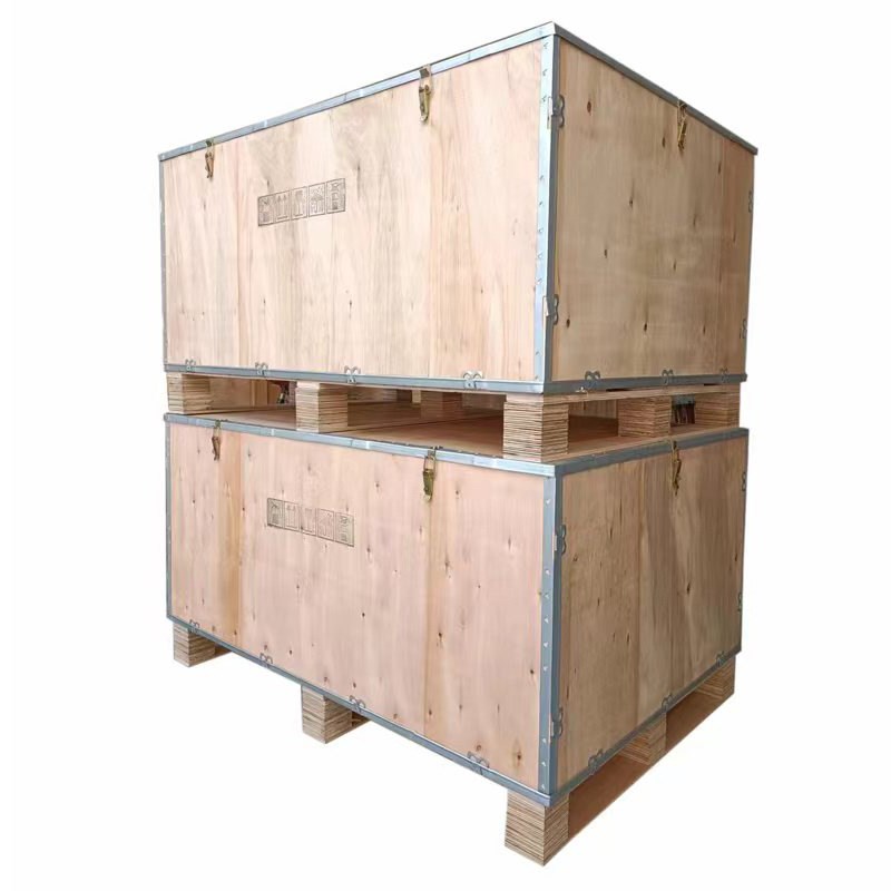 深圳龙华(e工厂直售)钢带可拆卸木箱胶合板材质