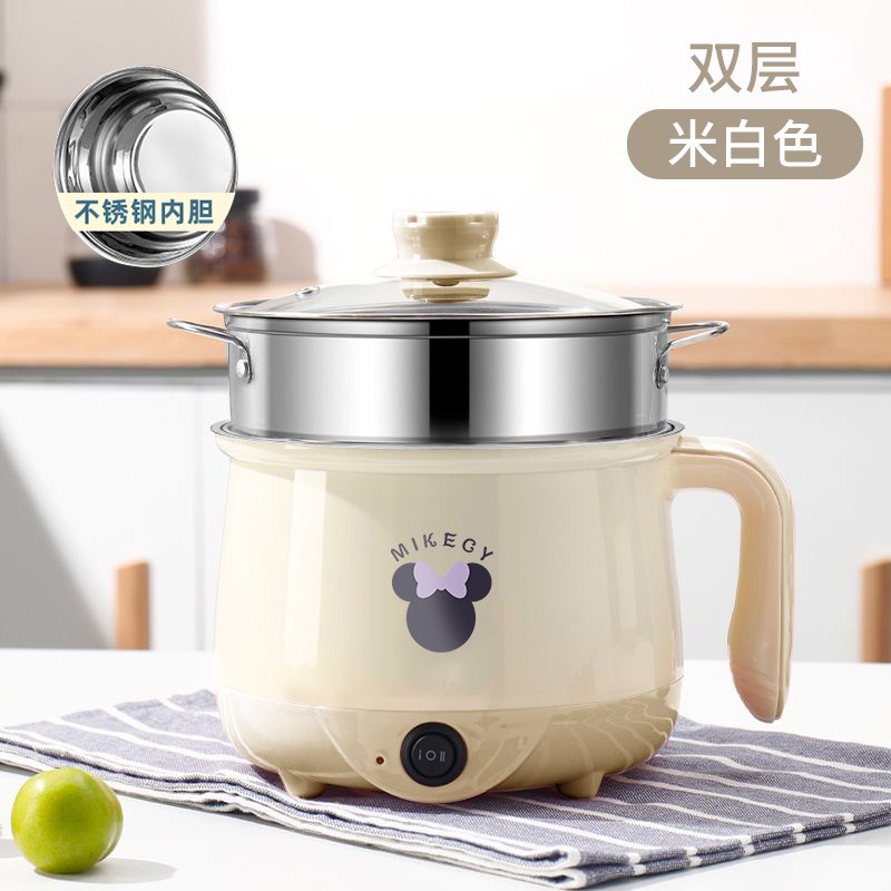 全自动不粘快煮锅家用多功能宿舍电炒F锅智能电炖锅单人2人3电饭