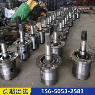 JS40减速机一轴总成40T减速机轴圆弧伞齿轮M7.75 Z11一轴轴承套