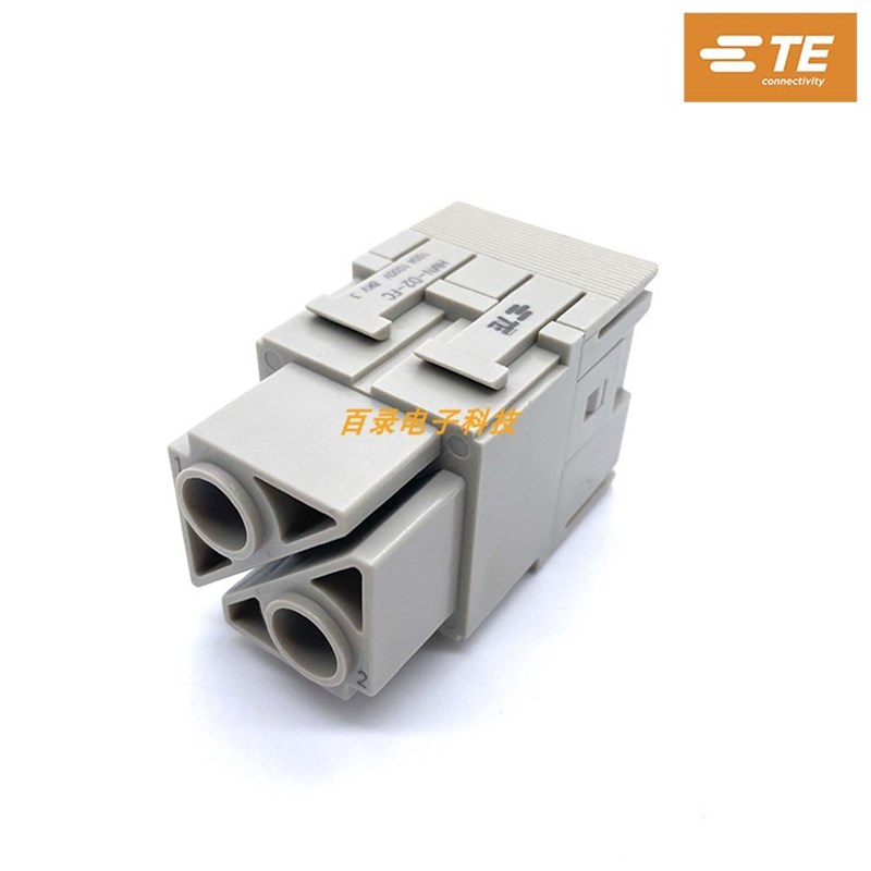 泰科TE西霸士SIBAS HMN-D2-FC  2芯100A母模块 T2111028201-000