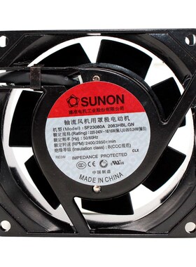 SF23080A 2083HBL.GN HBT SUNON风机 8038 220V 8CM轴流散热风扇