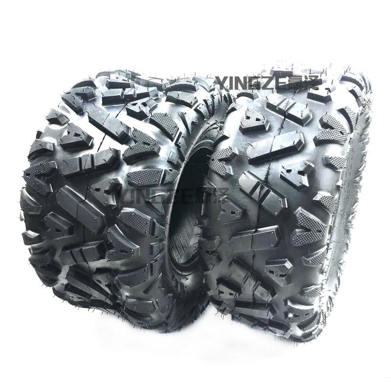 卡丁车配件四轮沙滩车19X7-8寸 18X9.5-8寸A字花越野真空轮胎加厚