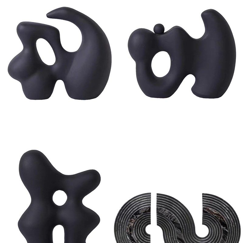 侘寂现代抽象几何不规则摆件样板间客厅售楼部玄关书房电视柜饰品,3C数码配件,USB多功能数码宝,淘宝优惠券,粉丝福利购,淘宝优惠卷