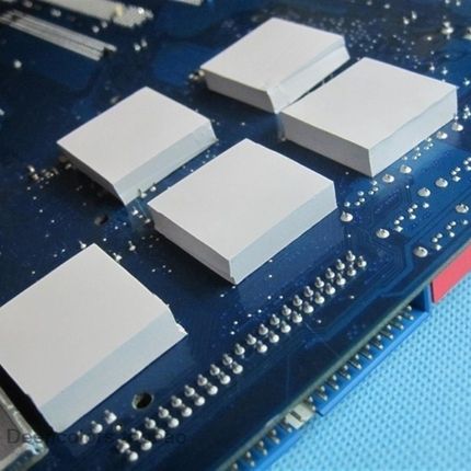 导热硅脂垫片笔记本电脑主板显卡芯片导热垫减震绝缘各种尺寸散热