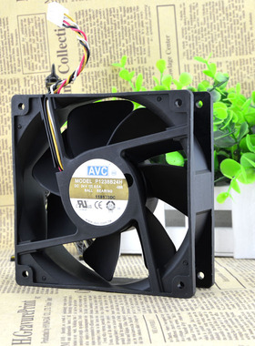 AVC台湾奇宏 12038 12CM 24V风扇 变频器 工控机 风扇 P1238B24H