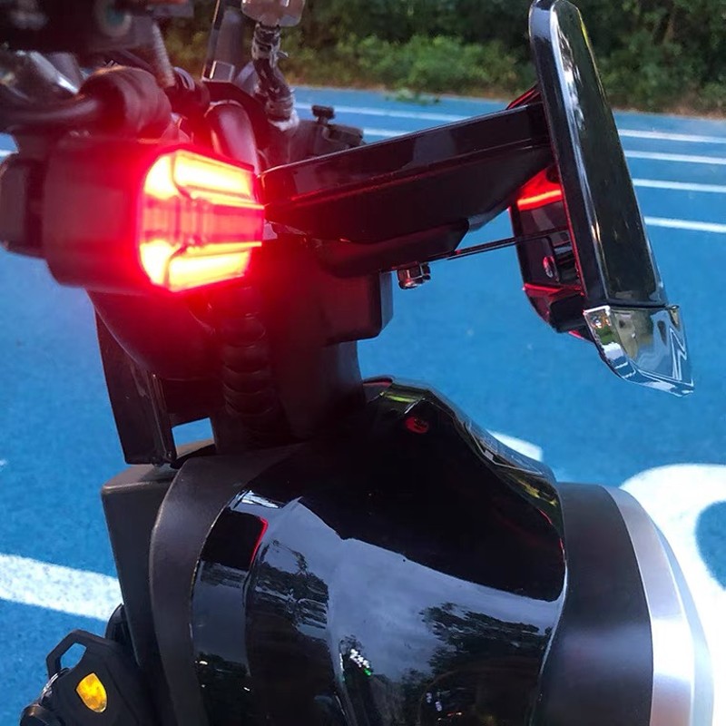 深远009/008电动车通用前挡风板金属装饰挡风玻璃平板仪表导流罩