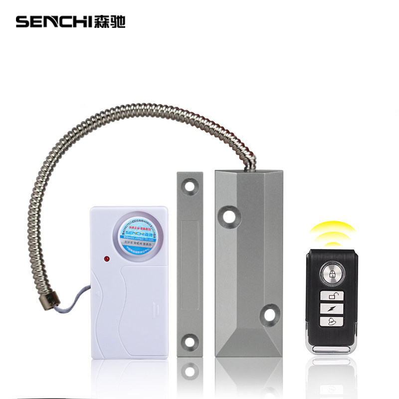 森驰 现场高音卷闸门报警器无线遥控卷帘门防盗器车库商铺防盗器