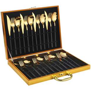 西餐餐具套装304不锈钢全套欧式家用吃牛排刀叉勺三件套语苏