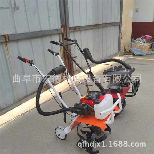 菜地玉米地松土旋耕机 汽油动力小型微耕机 园林苗圃除草机