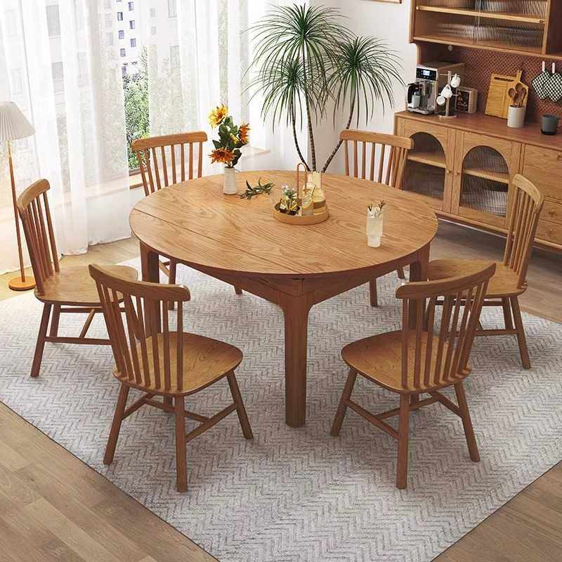 北欧白蜡木餐桌椅组合现代简约家用可折叠伸缩全实木圆形餐桌饭桌,农机/农具/农膜,其它农用工具,淘宝优惠券,粉丝福利购,淘宝优惠卷