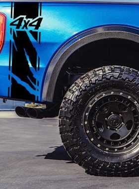 适用于福特猛禽F-150 Ranger侧面车贴改装个性贴纸A171