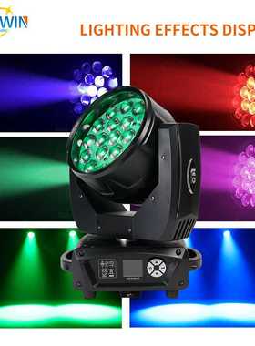19 pcs15W Rgbw 4 In1 Event Stage Moving Head Wash Beam Light