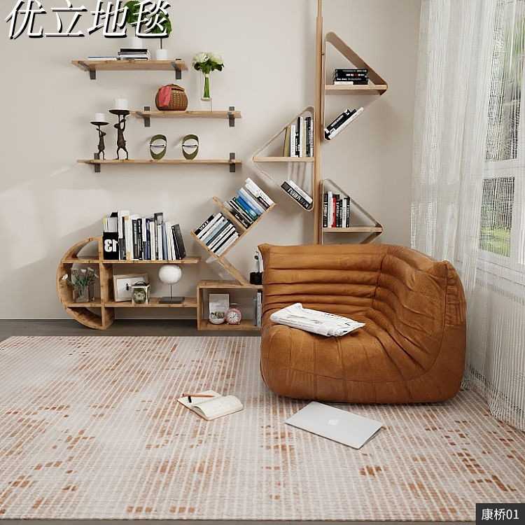 羊毛高割绒餐厅客厅酒店客房会议室民宿客房中式地毯环保棉布阻燃