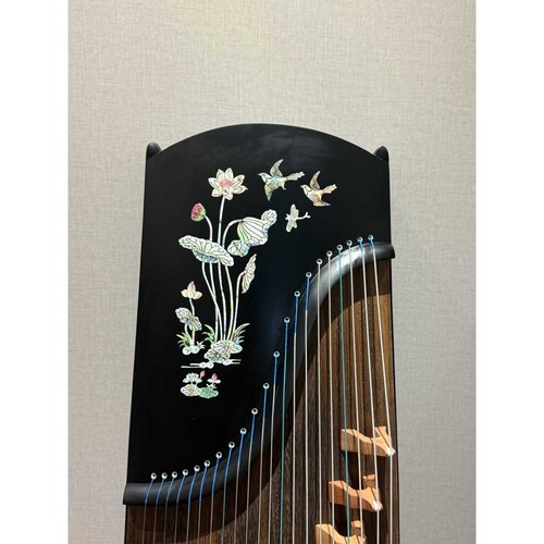 兰音 荷鸟清趣 125cm儿童初学便携式 专业演奏级 小古筝 厂家直销