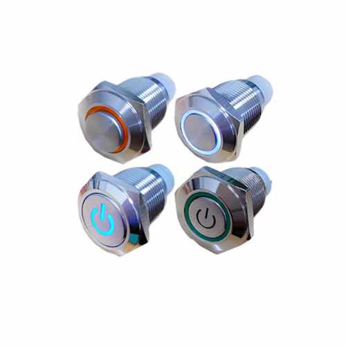 供应德崧D-SWITCH防水IP67两常开两常闭金属按钮开关
