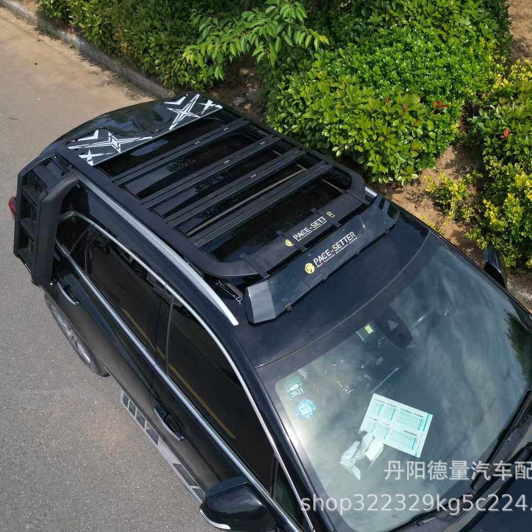 适用凯迪拉克XT5行李架 行李框 折叠爬梯凯迪拉克XT5车顶平台