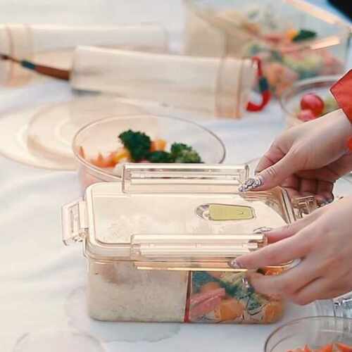 BX62PPSU饭盒便当盒耐温分格轻便上班族学生可微波炉带饭