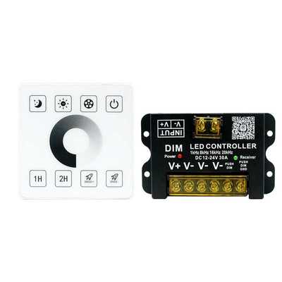 Bluetooth-connected 12V24V 30A flicker-free LED strip dimmer