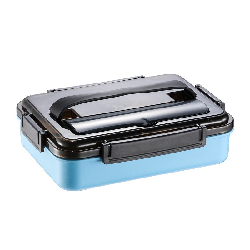 饭盒大容量超大特大n号分隔304不锈钢食堂餐盒密封三格四格五格成