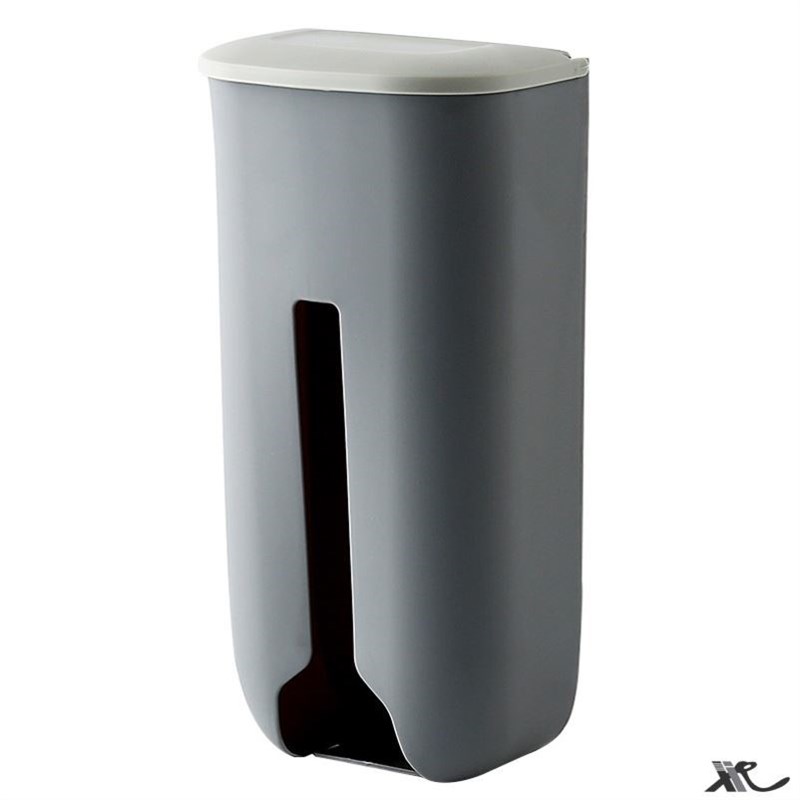 厨房垃圾袋方便收纳收集神器塑料C袋收纳架壁挂式存放整理盒免打