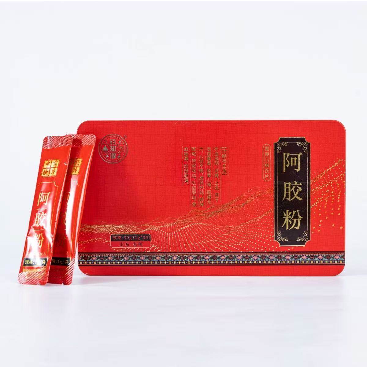 阿胶粉30克1克*30袋直接口服饮片中药饮片药品标准药知源图片