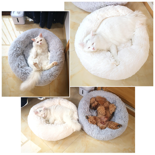 通用猫深度睡眠猫咪窝狗垫子冬季 猫窝四季 保暖神器泰迪冬天宠物床