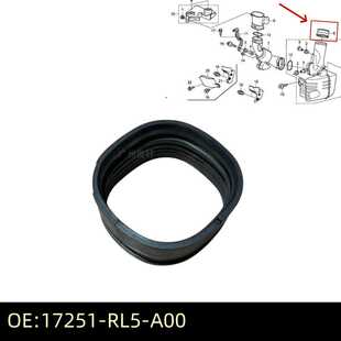 17251-RL5-A00适用于09-14款思铂睿CU2空气进气管 空滤谐振舱接口