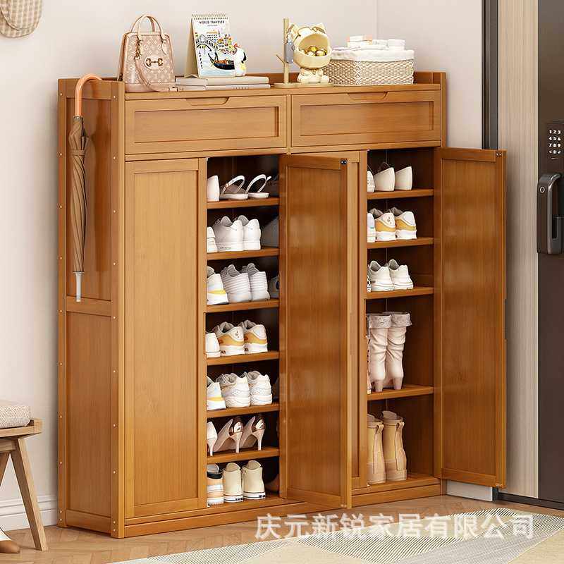 简易鞋柜家用门口多层室内好看出租房用入户门收纳神器楠竹鞋架子,电子元器件市场,其它元器件,淘宝优惠券,粉丝福利购,淘宝优惠卷