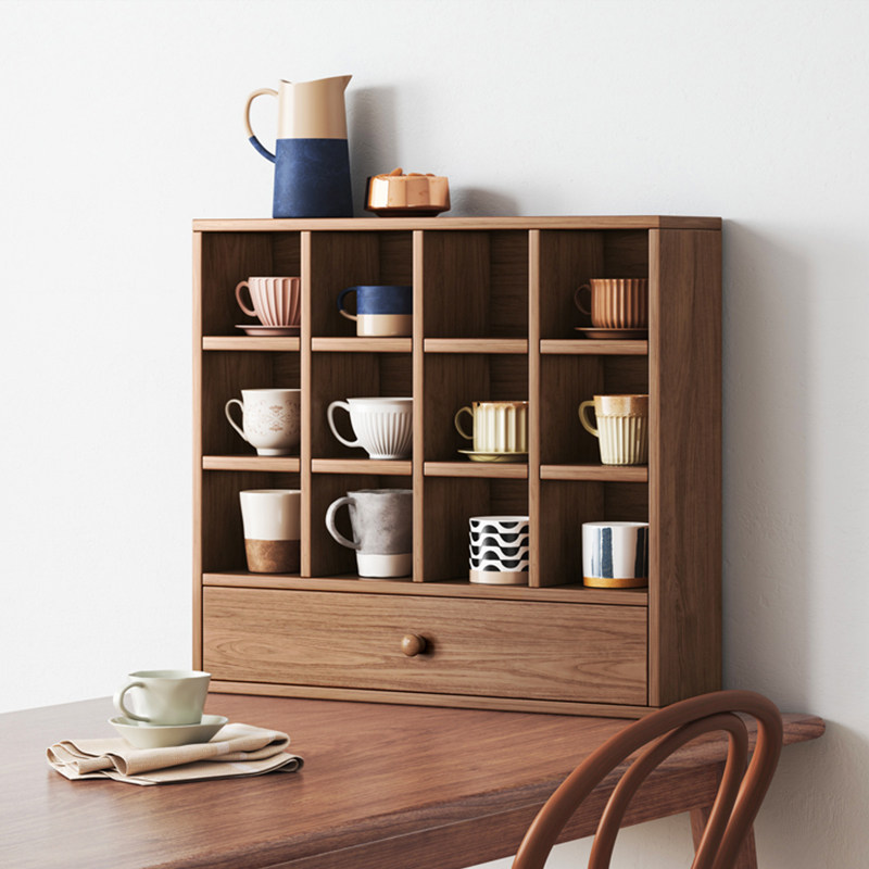 桌面收纳杯架置物架桌上杯子架台面茶架茶具茶架子茶室茶桌展示架