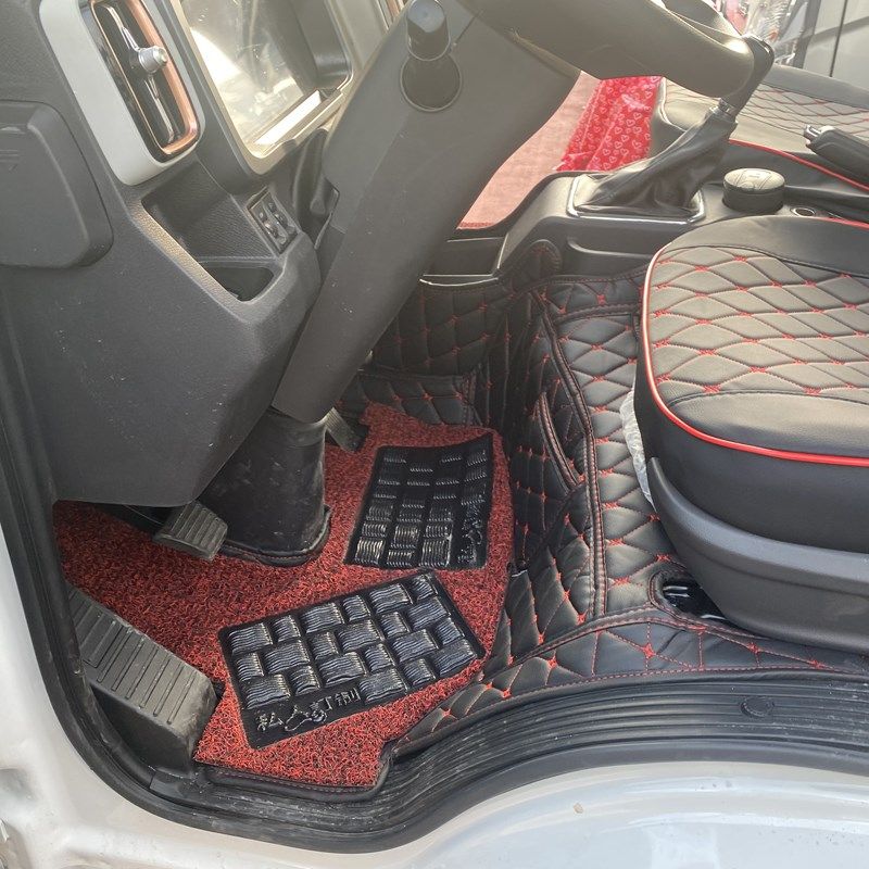 福田奥铃M卡V卡全包围脚垫欧马可X智蓝EX EM祥菱M2PLUS货车脚踏垫