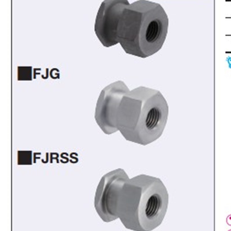 不锈钢浮动接头内螺纹气缸连接件FJR5-0.8 FJG8-1.25 FJRSS4-0.7