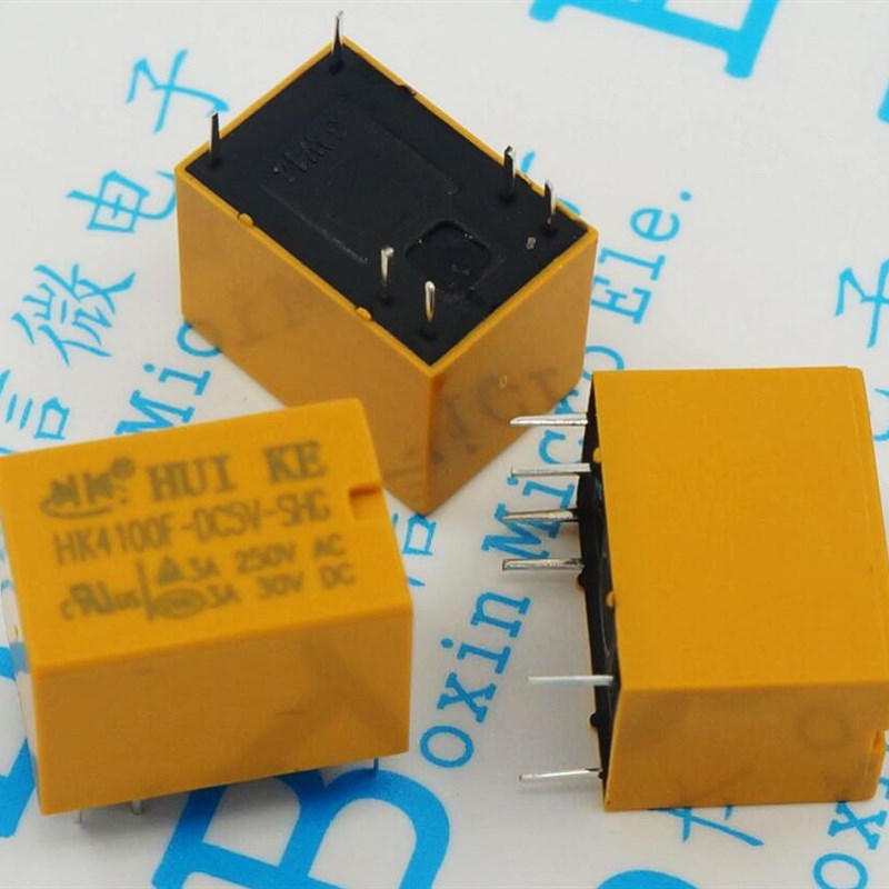 HK4100F-DC5V-SHG 6脚 3A 5V 继电器 正品全新