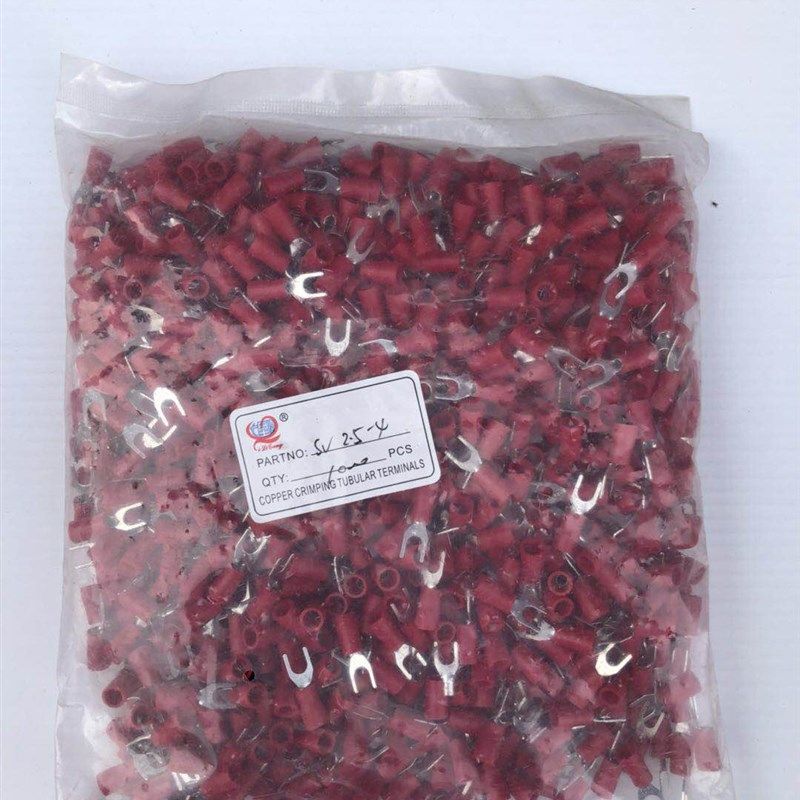 开口SV1.5-3叉型冷压端子 1.25-4 SV2.5-4 2.5-6 带绝缘套Y型端子,包装,包装胶带,淘宝优惠券,粉丝福利购,淘宝优惠卷