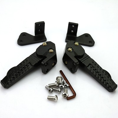 适用山叶巧格i125改装後座搁脚踏福喜125自动弹簧脚U蹬巧格 PLus