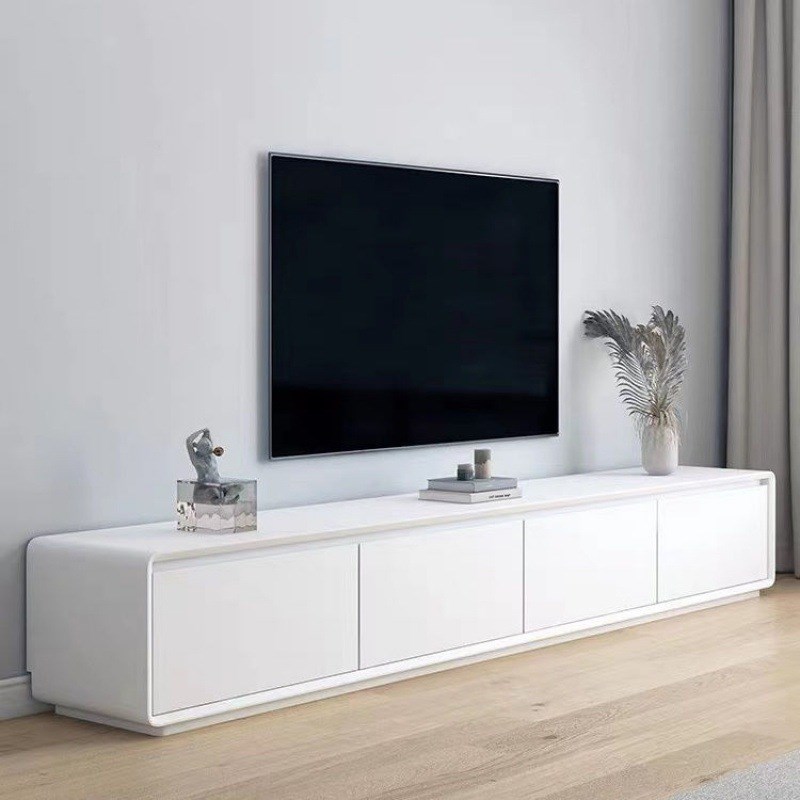 北欧电视柜茶几组合可伸缩现代简约拉伸H小户型地柜带抽屉客厅电