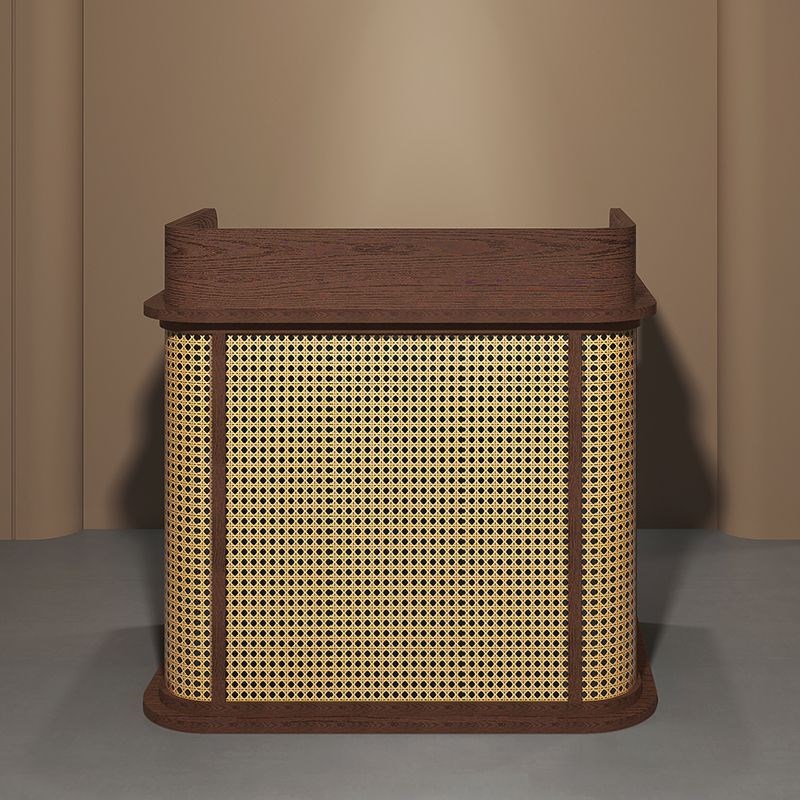 收银台店铺小型日式饭店门口w咨询台小吧台餐饮商用进门接待迎宾