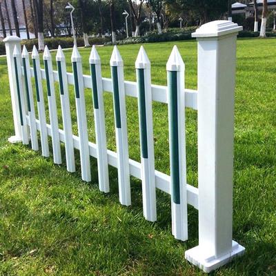 绿化带围栏pvc草坪护栏别墅院墙花园塑钢护栏变压器绝缘防栏杆