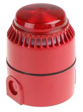 Eaton 640031FULL-011X 声光报警器, 18-28 V 直流红色101DB音调3