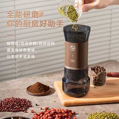 iCafilas家用厨房研磨器破壁机电动研磨机大容量咖啡磨豆机料理机