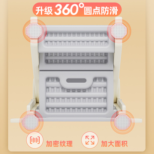 宝宝学习塔儿童洗漱台脚踏凳婴儿洗手台阶楼梯增高V垫脚踩蹬带扶