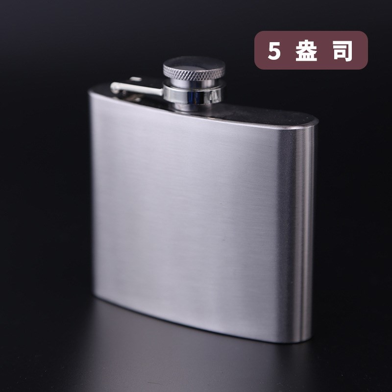 高端新款316不锈钢酒壶随身户外可携式扁酒瓶男士酒具组套4oz-5斤