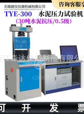 无锡建仪 TYE-300 水泥压力试验机 30吨水泥胶砂抗压强度压力机