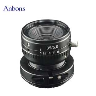 海康线扫镜头工业LS35mm相机F54k7um机器视觉低畸变长焦